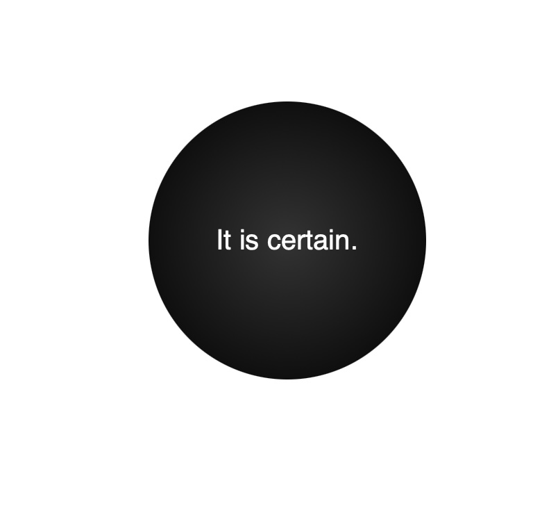 Magic Eight Ball